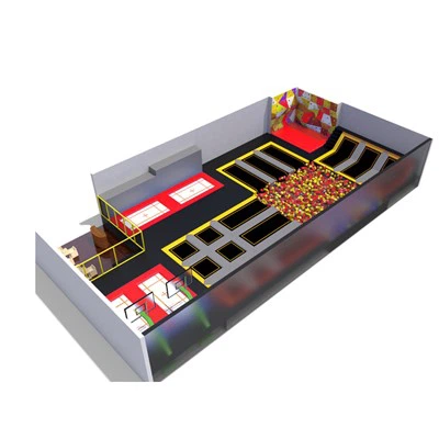 Parcs commerciaux de nouvelle conception Aire de jeux intérieure pour enfants Parc de trampolines