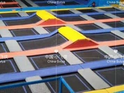 Trampoline d'obstacles de saut d'intérieur